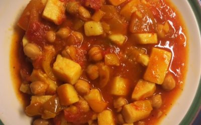 Chickpea Curry with Sweet Potato