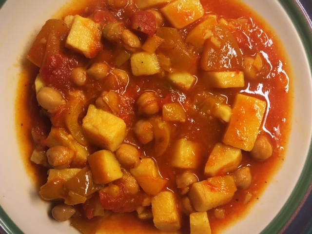 Chickpea Curry with Sweet Potato