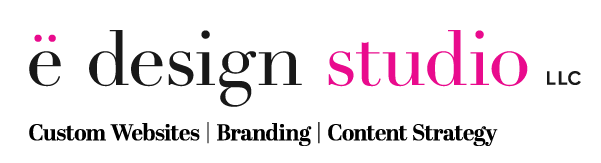 e design studio, LLC, Logo with services line